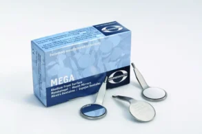 Стоматологічне дзеркало MEGA FS Rhodium №4, ø 22 мм (6060)
