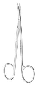 KILNER, тонкі препарувальні ножиці, 12 см, вигнуті