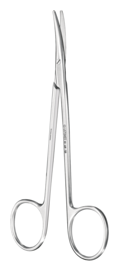KILNER, тонкі препарувальні ножиці, 12 см, вигнуті