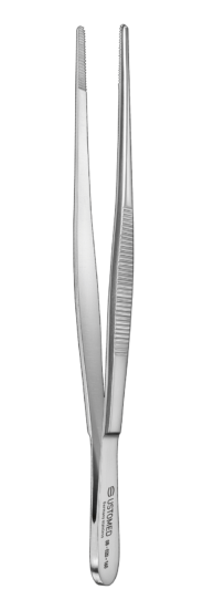 Anatomical tweezers, 16,0 cm, straight