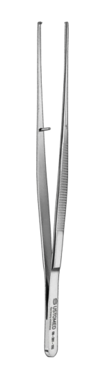 SEMKEN, пінцет хірургічний, 15,5 см, прямий, 1х2 зубці