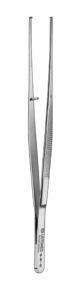 SEMKEN, surgical forceps, 15,5 cm, straight, 1x2 teeth