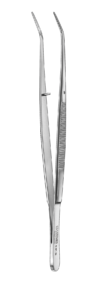 COLLEGE, serrated tweezers, 15 cm, serrated tip