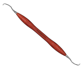 GRACEY, curette, 11/12, handle USTO-SOFT red