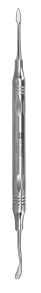 Распатор двосторонній, 17,5 см